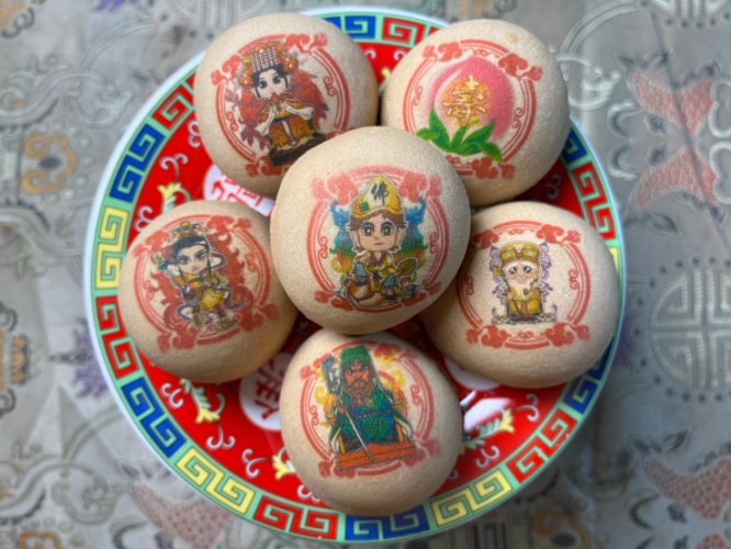 【限時祝壽優惠】彩繪Q版神尊椪餅