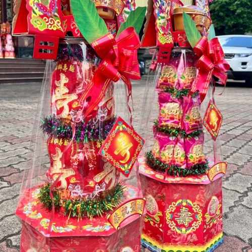 【單對9折】有燈小壽塔(3尺1)